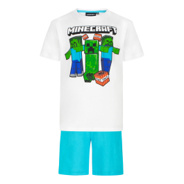 Пижама с къс ръкав Minecraft Creeper и Zombies
