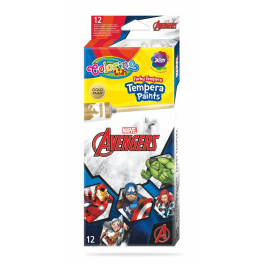 Темперни бои The Avengers 12 цвята в бурканчета Colorino 