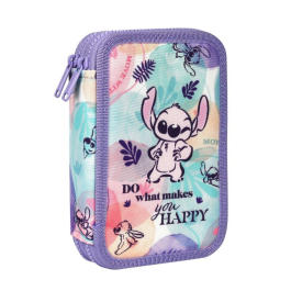 Ученически несесер с пособия Coolpack - Jumper 2 - Stitch Pastel