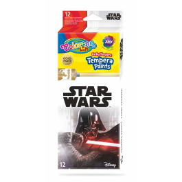 Темперни бои Star Wars 12 цвята в тубички Colorino 