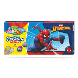Пластилин Spiderman 12 цвята Colorino