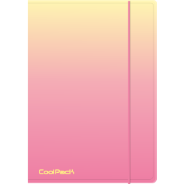 Папка A4 с ластик Gradient Peach