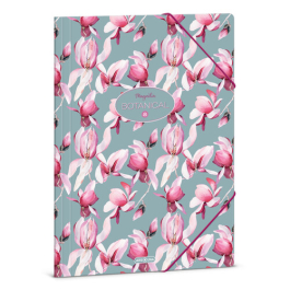 Папка с ластик Ars Una Rosy Magnolia (5252) 