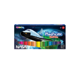 Пластилин 12 цв. Nasa Colorino