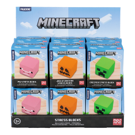 Антистрес кубчета Minecraft, Асортимент