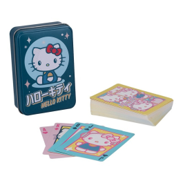 Карти за игра Hello Kitty в метална кутия, с нарушена опаковка