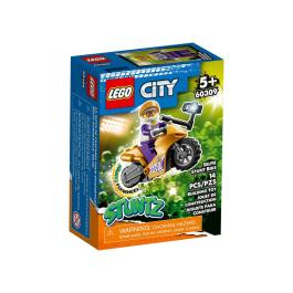 Конструктор LEGO City Stuntz - Каскадьорски мотоциклет за селфита.