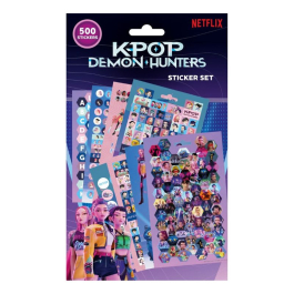 Сет стикери 500 бр. K-Pop Demon Hunters