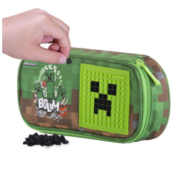 Несесер Minecraft Pixie Crew овален без съдържание, с нарушена опаковка