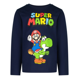Блуза с дълъг ръкав Super Mario Dark Blue