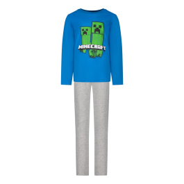 Пижама Minecraft Creepers Blue, размер 140