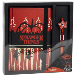 Комплект тефтер и химикал Stranger Things 