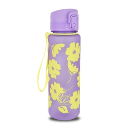 Бутилка за вода COOLPACK - Brisk 600ml - FLORES LILA